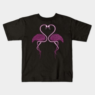 Flamingo Couple - So In Love Kids T-Shirt